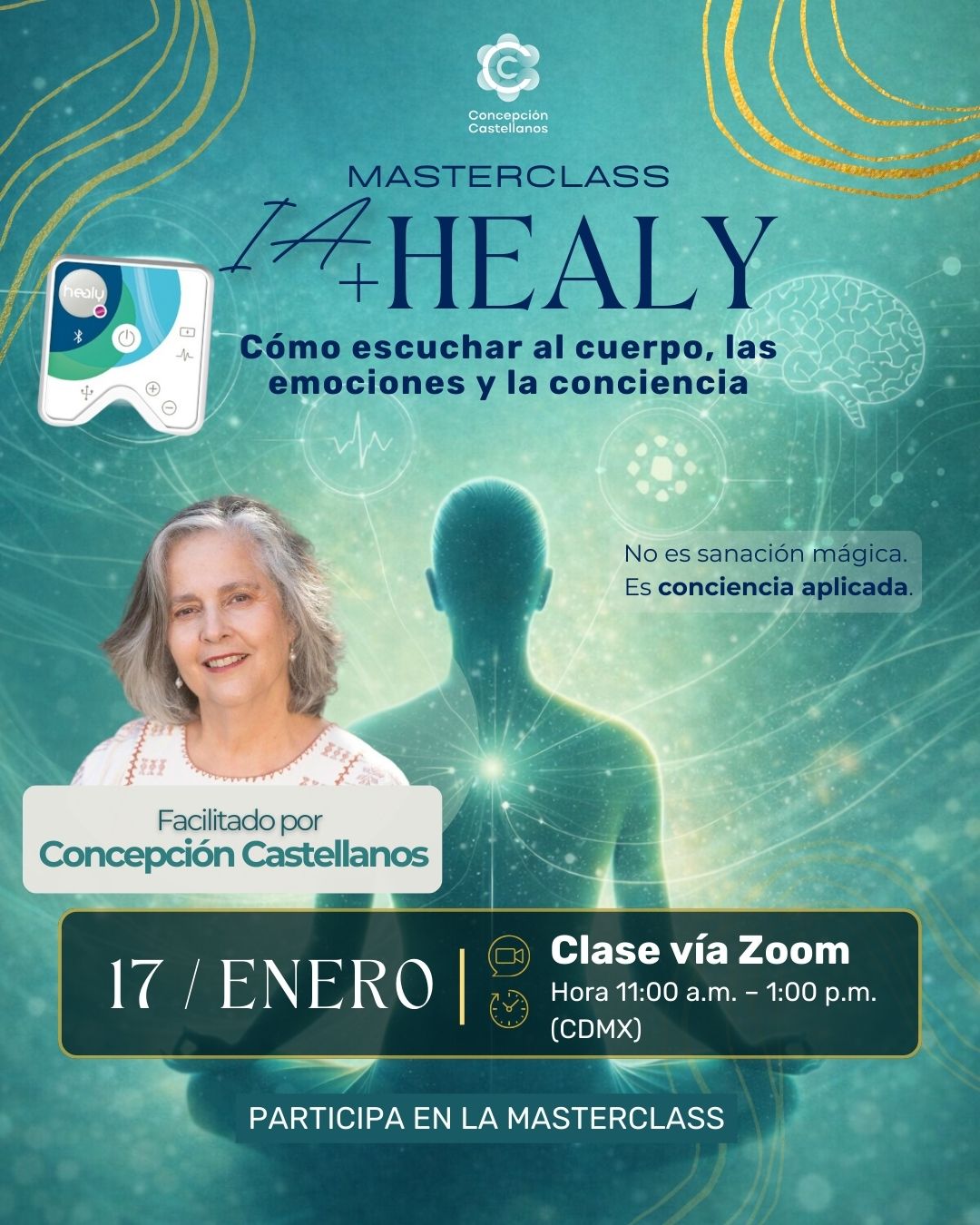 Masterclass IA + Healy Concepción Castellanos